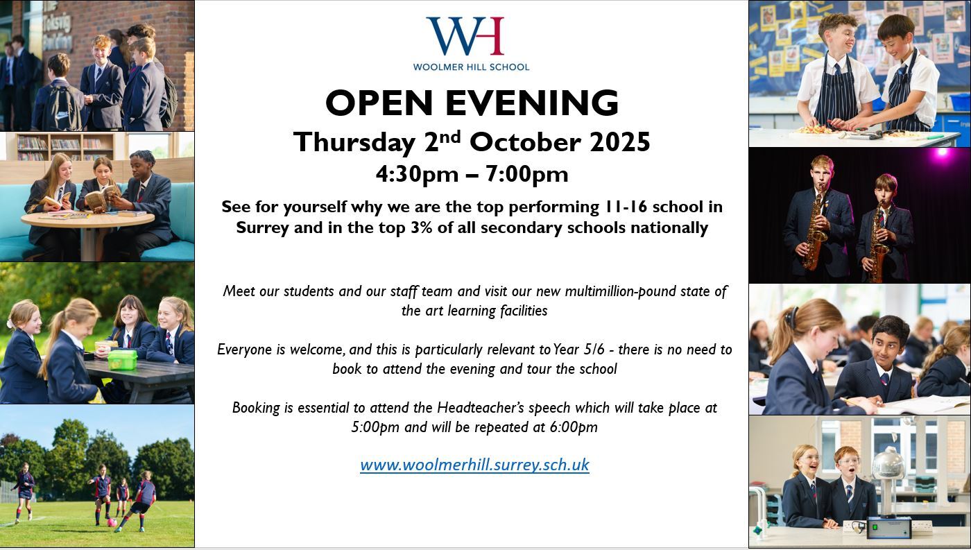 Open Evening invite